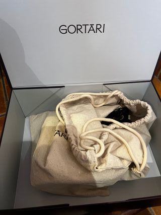 Bolso Gortari Negro Piel