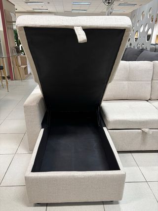 Sofá Cama Chesslong con Arcón Reversible