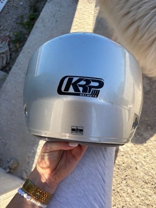 Casco Moto Kappa Plata