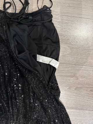 Mono Negro Stradivarius Lentejuelas