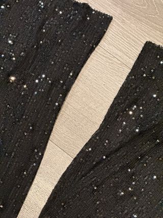 Mono Negro Stradivarius Lentejuelas