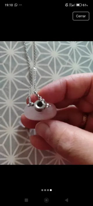 Collar Corazón Perfume