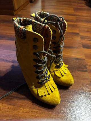 Botines tacón plataforma