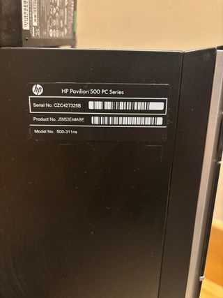 Ordenador HP Pavilion 500 PC