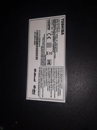 Televisión Toshiba 32 para piezas