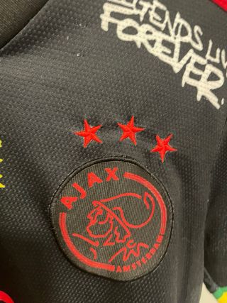 Camiseta Ajax x Bob Marley Negra Adidas