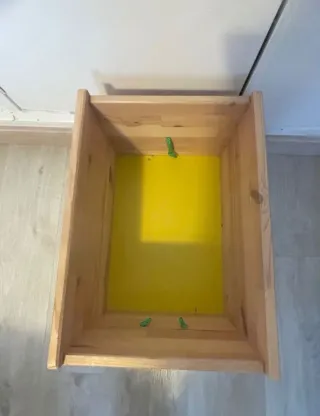 Caja de juguetes FLISAT IKEA madera