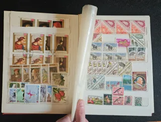 Album Francobolli Cina San Marino Messico Yemen