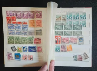 Album Francobolli Cina San Marino Messico Yemen