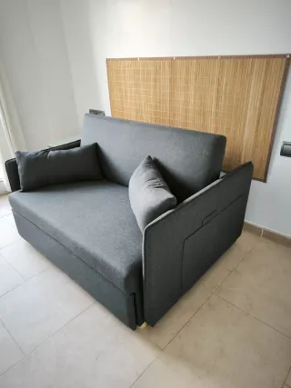 Sofá cama 2 plazas 3 en 1 - Tela.