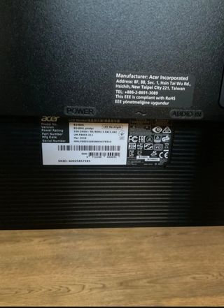 Monitor Acer 24 Negro/Plata