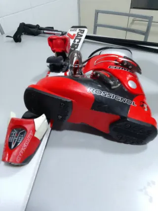 Conjunto esquí y botas niño