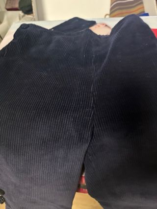 Pantalón de pana azul