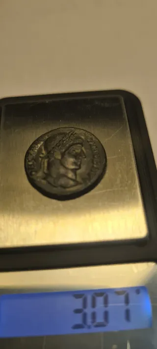 Moneda Romana Antigua. Silicua Constantinus II.