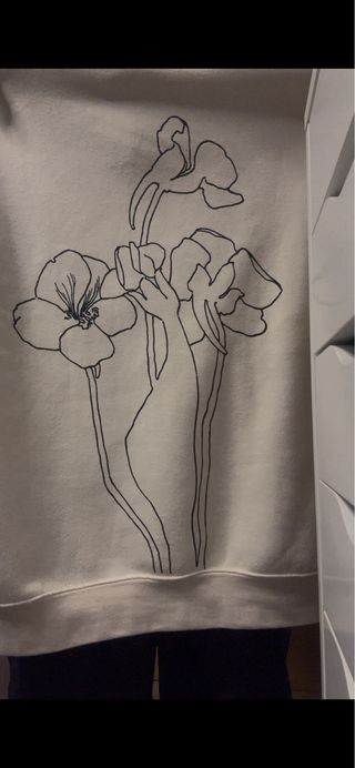 Sudadera beige con capucha