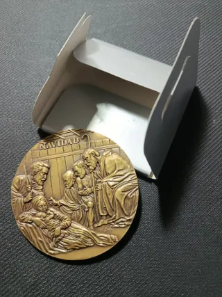 Medalla Navidad Nacimiento