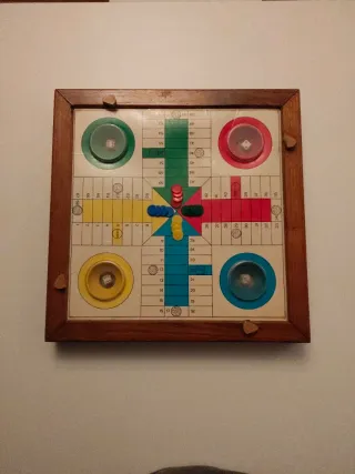 Juego de Parchís de Madera Vintage