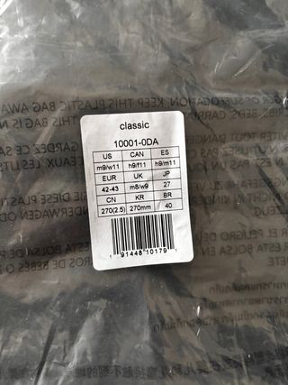 Crocs Talla 42-43 Gris Oscuro Nuevas