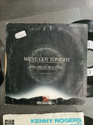 Kenny Rogers lote de 4 vinilos (con Kim Carnes...)