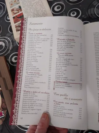 Libro da cucina "Ricette della nonna"