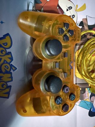 Joystick PS2 Trasparente Arancione