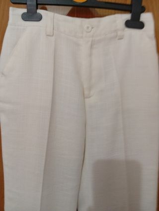 Traje comunión niño azul y blanco