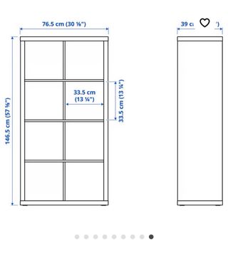 Estantería Kallax 8 cubos blanca