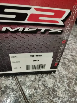 Casco Moto LS2 Negro Cuadros