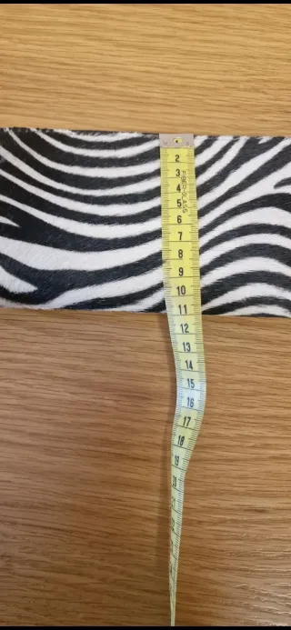 Cartera Billetera Cebra Cremallera