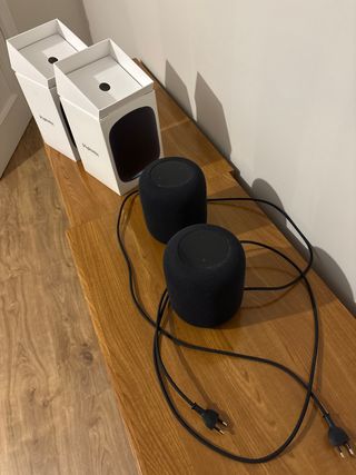 2 Homepods Apple 2ª Gen Space Gray