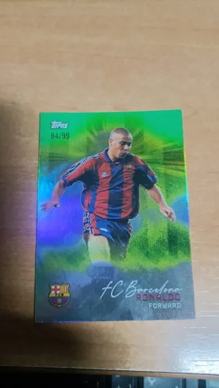 Carta Topps FC Barcelona Ronaldo 84/99