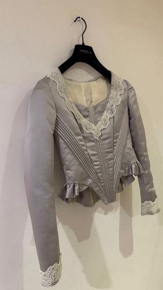 Corpiño Plata con Encaje