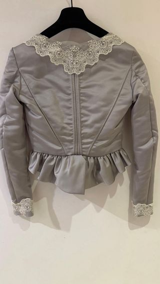 Corpiño Plata con Encaje