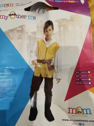 Disfraz Medieval Niño 5-6 Años