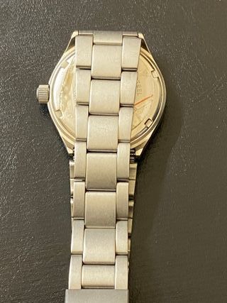 orlogio al quartz lancetta ROSSA in alluminio