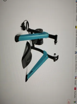 Rodillo Tacx Azul y Negro,rueda 26 y cubierta azul