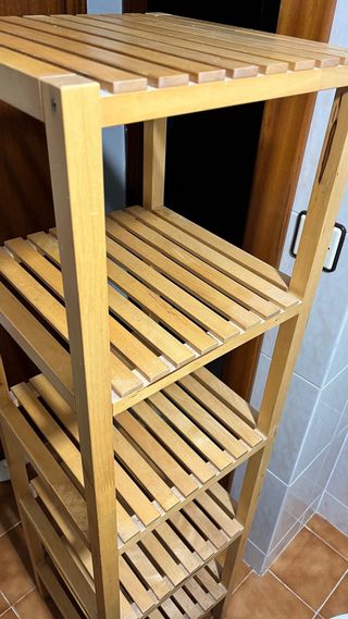 Estantería de madera 5 baldas