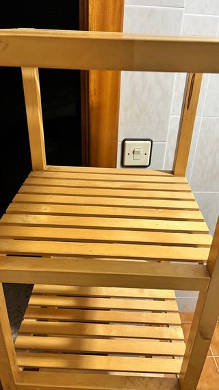 Estantería de madera 5 baldas