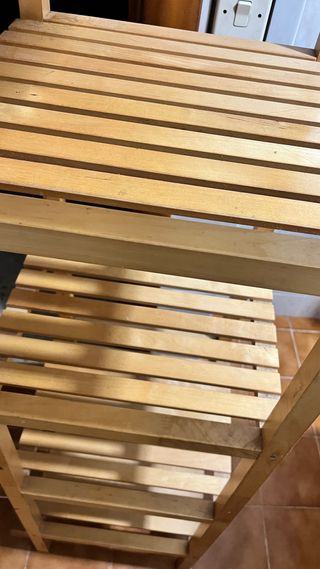 Estantería de madera 5 baldas