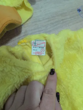 Disfraz de pato para bebé