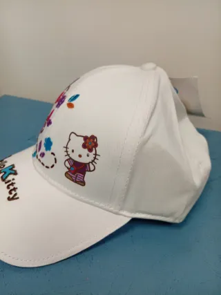 Cappello Hello Kitty bambina bianco