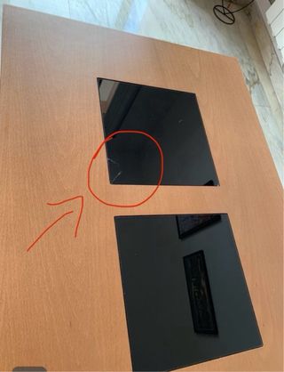 Mesa de centro madera y cristal