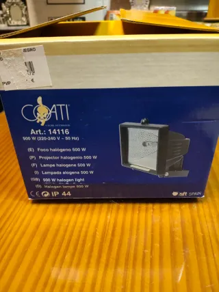 Foco halógeno COATE 500W