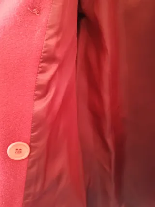 Cappotto lana Sisley rosso