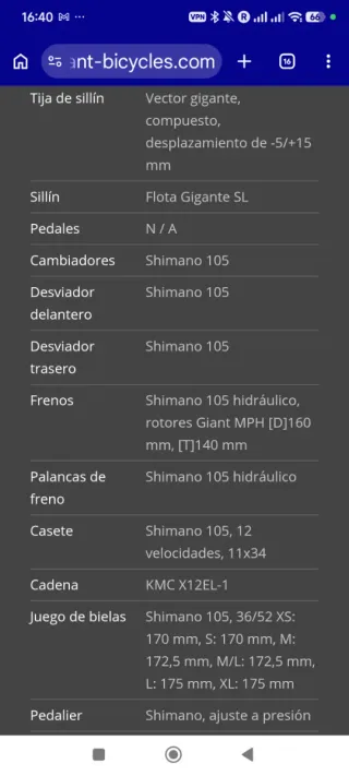 Giant Propel Bicicleta de Carretera Roja 2024