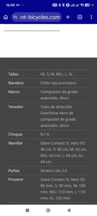 Giant Propel Bicicleta de Carretera Roja 2024