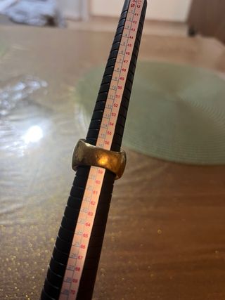 Anello Just Cavalli Rosso e Oro Misura 21.4 mm