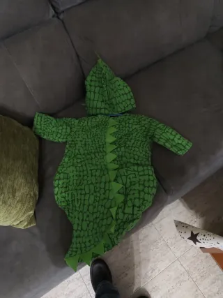 Disfraz Dinosaurio Verde Talla Infantil