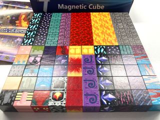 Cubo Magnético Mundo Cueva Bloques Construcción