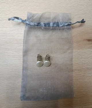 Pendientes Plata y Perlas
